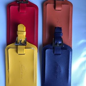 Brand new Expedia branded luggage tags. Set of 4.